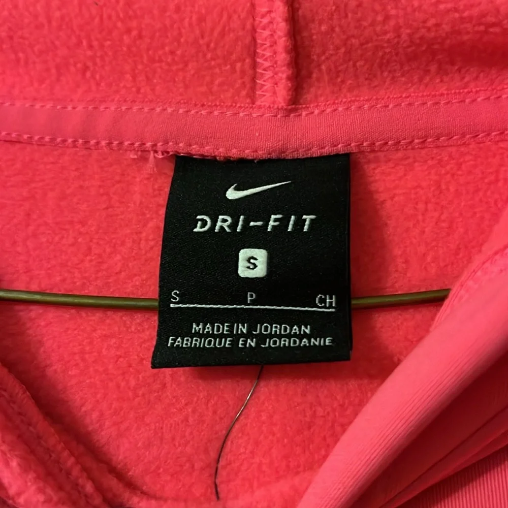 NIKE Neon Pink SMALL Oversized Fleece Hoodie